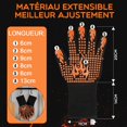 thumbnail image 2 of Guantes para Barbacoa, Guantes para Barbacoa Guantes para Horno Resistentes al Calor hasta 800 °C con Certificación EN407 para Barbacoa, Agarraderas de Cocina, Cocinar, Soldar, Negro, Chimenea Resiste, 2 of 5