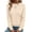 Beige, variant on Fall Sweatshirts for Women Crewneck Long Sleeve Shirts Casual Tunic Tops Lightweight Pullover Sweatshirts