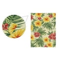 thumbnail image 5 of Ryvnso Tropical Floral Pattern Garden Flag 12x18 Inch Double Sided Seasonal Yard Decoration, 5 of 6