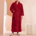 thumbnail image 6 of Kaemgyyd Fleece Robes for Women Soft Winter Warm Fuzzy Full Length Bathrobe with Pockets Cozy Plush Belted Loungewear, 6 of 6