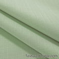 thumbnail image 6 of SASTYBALE Textured Rectangle Tablecloth Waterproof Wrinkle Free Fabric Table Cloth, Faux Linen Polyester Table Cover for Dining/Party/Picnic/Indoor/Outdoor 70 Round, 6 of 7