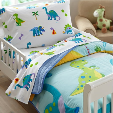 - Olive Kids Dinosaur Land Toddler Bedding Sheet Set