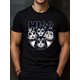 thumbnail image 1 of Cotton T-Shirt - Bold Graphic Design, Men's Short Sleeve, Ultra Comfortable, Perfect for Summer and All Seasons, Hissing Funny Cat, Casual Sporty Tee, Comfy Tee, 1 of 6
