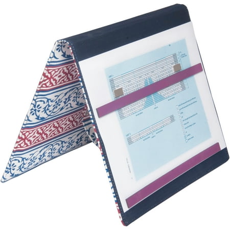 Cotton Knit Patterns - Navy Fold-Up Knitting Pattern Holder 10