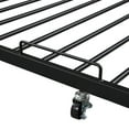 thumbnail image 7 of Full Size Platform Bed with Trundle and USB Ports,Metal Bed Frame with Storage Headboard and Slat Support  for Bedroom,Black, 7 of 7