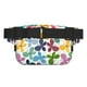 thumbnail image 3 of Fotbe Colorful Butterflies Cangurera Cuadrada con Estampado de Doble Capa, Bolsa de Cintura Ajustable Mini para Hombres y Mujeres, 3 of 9