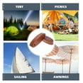 thumbnail image 3 of MasteelfCA 2Pcs Tent Rope Wooden Buckle Clothesline Tensioner Sturdy Camping Rope Tensioner, 3 of 8