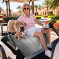 thumbnail image 3 of Golf Cart Seat Covers for 2 Seater, Black Gray Ombre Soft Microfiber Cart Seat Towel Blanket, Vintage Country Wooden Absorbent Breathable Non Slip Bench Seats Protector for Golf Course 51"x31", 3 of 9