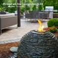 thumbnail image 3 of Aquascape 78288 Fiber-resin Stacked Slate Sphere Fountain, Multicolor, 3 of 4