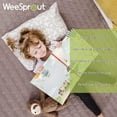 thumbnail image 2 of WeeSprout Mini Toddler Pillow for Kids Sleeping, Organic Cotton Shell & Pillowcase 18x13x3, 2 of 9