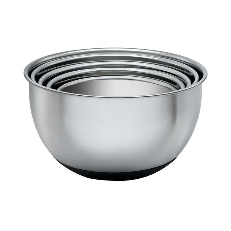 Sagler Mixing Bowls - Mixing Bowl Set of 6 - Stainless Steel Mixing Bowls - Polished Mirror Kitchen Bowls - Set Includes , 2, 3.5, 5