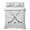 White Black, variant on Twin XL Quilt Set 68''x98'', Orange Morocco Lightweight Bedspread Coverlet Set with 2 Pillow Shams, Geometric Leaf Diamond Lattice Abstract Breathable All Season Quilt Bedding for Dorm/Guest Room