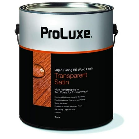 PPG Proluxe 150976 RE Wood Log & Siding Satin Finish, Teak - 1 gal