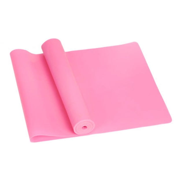 Fitness Body Building Bandas de estiramiento Ejercicio elástico Bandas de entrenamiento de fuerza para fisioterapia (rosa)