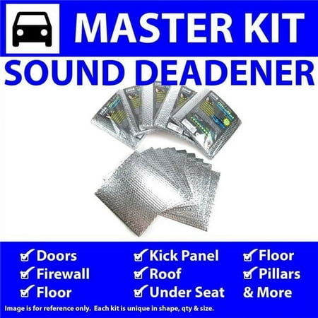 Zirgo High Performance Cooling Products 315110 12569cm2 Heat & Sound Deadener for 1982-1988 e28 BMW Master Kit