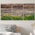 thumbnail image 3 of wall26 Canvas Print Wall Art Set Close Up of Country Style Wood House Architecture &amp; Maps Building Photography Realism Chic Scenic Colorful Multicolor for Living Room, Bedroom, Office - 24"x, 3 of 5