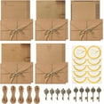 thumbnail image 1 of baomifa-5 Set Vintage Stationery Paper and Envelopes Set, 20 Stationary Paper 10 Kraft Envelopes 10 Sealing Sticker 10 Metal Accessories, 1 of 4