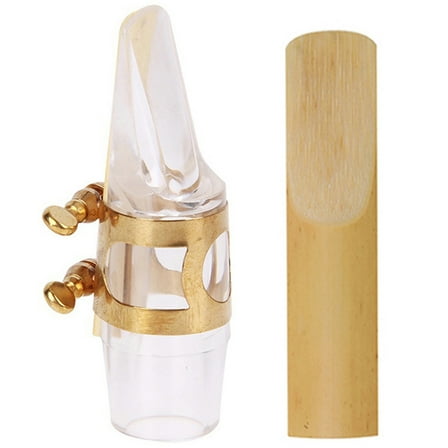 HOKARUA 1 Set Alto Sax Saxophone Mouthpiece with Reed and Ligature Saxophone Mouthpiece Kit