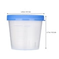 thumbnail image 4 of 50pcs 40ml Vaso de orina Vasos de orina estériles de plástico Vasos de recolección de muestras con tapas Contenedor de orina Conte HOMEMAXS mx7650744, 4 of 5