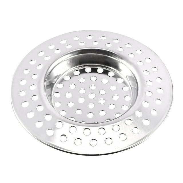 Uxcell 75mm Dia Bathroom Metal Sink Drain Strainer Mesh Filter Basket ...