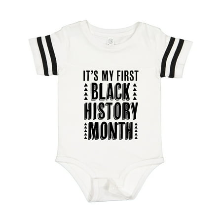 

Inktastic My First Black History Month Gift Baby Boy or Baby Girl Bodysuit