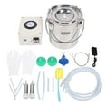 thumbnail image 2 of Cows Milking Machine, Easy To Operate 12000mAh 6L Stainless Steel and Plastic Portable Milker  for Storage, 2 of 8
