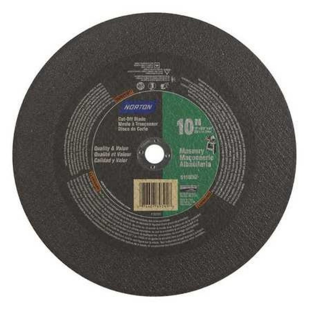 NORTON 07660789391 CutOff Wheel,Masonry,10"x3/32"x5/8