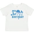thumbnail image 3 of Inktastic Nautical My 1st Birthday with Blue Whale and Anchor Boys or Girls Baby T-Shirt, 3 of 5
