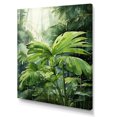 thumbnail image 2 of Designart "Palms Awaken In Mossy Morning Light I" Palms & Palm Trees Wall Art Living Room, 2 of 7