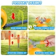 thumbnail image 5 of Moclever 2 in 1 Water Sprinkler Baseball Toy, 2 Sprinkler Nozzles 360° Rotating for 3-8 Years Old Boys Girls, Snail, 5 of 10