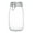 White4, variant on Airtight Glass Food Storage Container Round Jar with Clamp Lid, Wide Mouth Mason Jar with Hinged Lid and Rubber Gasket, Leak Proof Canister for Cereal Pantry Organizing