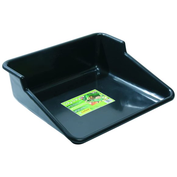 Tierra Garden Plateau Ordonné, Plateau de Rempotage Durable en une Seule Pièce pour Mélanger, Cultiver et Rempoter, 24.5”X22”X8” (Noir)
