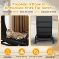 thumbnail image 2 of GTPLAYER 40" Metal Cat Exercise Wheel, Ultra-Quiet Cat Treadmill with Safety Latch for Indoor Cats, Heavy Duty Pet Running Wheel, Dark Black, 2 of 8
