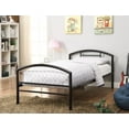 thumbnail image 2 of Baines Twin Metal Bed with Arched Headboard Black, 2 of 2