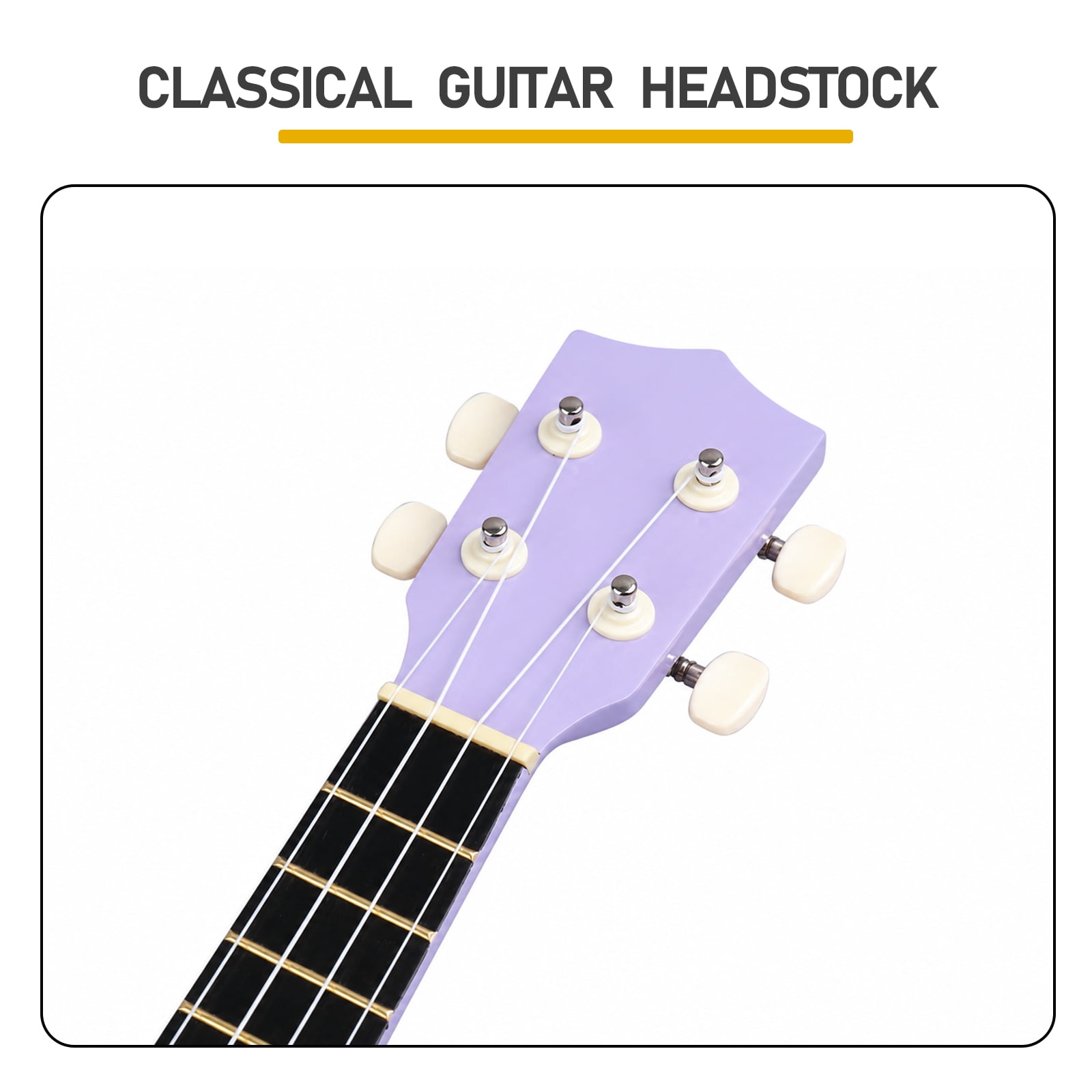 21 Inch Ukulele Beginner Kit with Bag Capo Strap Picks Tuner