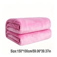 thumbnail image 3 of Super Soft Fleece Throw Blanket Thick Warm Flannel Blanket Cozy Plush Blanket for Sofa Couch Bed Living Room Christmas Thanksgiving Home Decor(Pink-S), 3 of 8