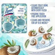 Lysol Brand New Day Automatic Toilet Bowl Cleaner Blocks, Coconut Water & Sea Minerals, 2 Count