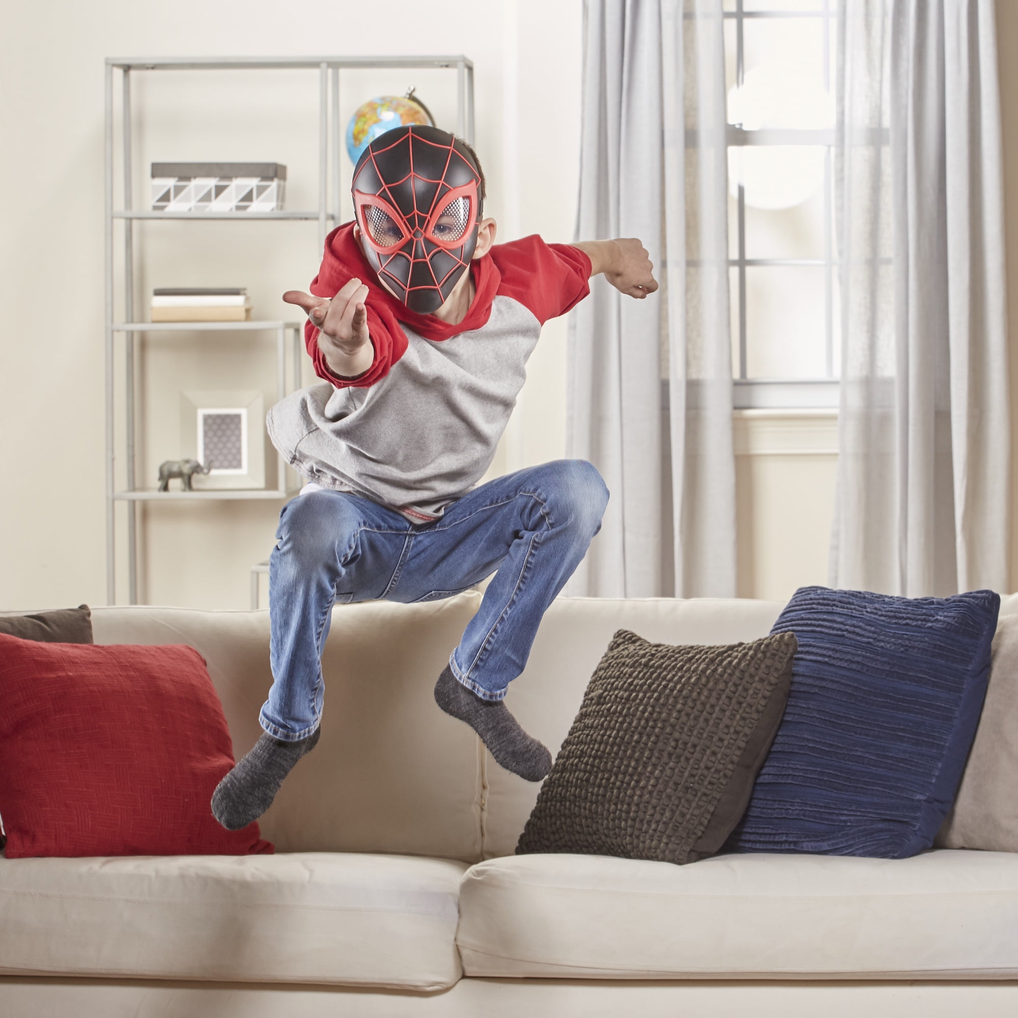 Marvel Spider-Man Miles Morales Hero Mask for Kids, Ages 5 and up