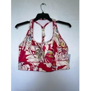 MSRP $48 Josie Natori Printed Cropped Top Pink Size XL