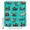 Blue, variant on Summer Wild Print Bathroom Shower Curtains with 12 Hooks Polyester Waterproof Shower Curtain for Stalls and Bathtubs Cute Coastal Ocean Sea Teal Decorative Bathroom Privacy Curtain 60x72 Inches