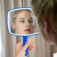 thumbnail image 4 of Handheld Mirror, Portable Hand Mirror with Hanging Hole in Handle, Pink 7.4" W x 10.4" L, 4 of 5