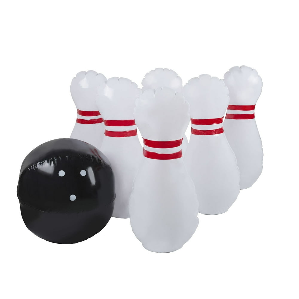 giant inflatable bowling game set