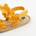 thumbnail image 5 of Gyratedream Baby Girls Flower Pleated Outdoor Sandals Summer Princess Shoes,0-18M, 5 of 7