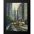 thumbnail image 2 of Adams, J. 12x14 Black Modern Framed Museum Art Print Titled - City Street I, 2 of 5
