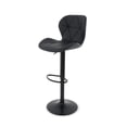 thumbnail image 1 of Silla de Barra y Bar para Cocina en Acabado Moderno con Respaldo y Reposapies de Altura Ajustable- Banco Taburete Giratorio para Bar con Asiento Acolchado Diseño Elegante, 1 of 8