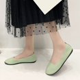thumbnail image 4 of TOWED22 Ballerines pour Femmes, Chaussures Plates pour Femmes Bout Rond Ballerines Chaussures Plates Femmes Ballerines Habillées pour Femmes Chaussures Plates Nues, Vert, 4 of 5