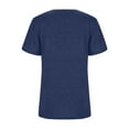thumbnail image 5 of Womens T Shirts Summer Tops 2025 Solid Color Short Sleeve V-Neck Lightweight Loose Tees Tshirts Shirts for Women, 5 of 6