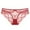 Hot Pink, variant on Women's Lace Abdomen Mid-rise Waist And Hip Lift Comfortable Body Breathable Underwear Briefs Red L
