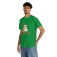 thumbnail image 6 of Hamster Lit Unisex Heavy Cotton Tee Cute Animal Lover Bookworm Teeshirt, 6 of 12