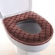 thumbnail image 3 of Cojín de asiento de inodoro de felpa: alfombrilla de baño suave, gruesa y lavable con diseño antideslizante y a prueba de fugas para un uso diario cómodo., 3 of 6